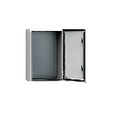 Gabinete de Uso Exterior MAS 500 x 400 x 210 mm NEMA 4/12/13; IP66; IK10 de Acero Dulce 1.5 mm con Platina de Montaje Incluida Color Gris Claro | MAS0504021R5