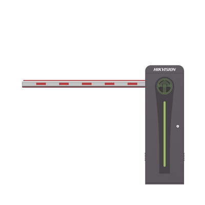 Barrera Vehicular con Brazo Iluminado Led 4 mts INCLUIDO / Izquierda / Alto Desempeño / Brushless / Semáforo Rojo-Verde en Gabinete / Incluye 2 Controles Remotos | KT-320-LED(4ML)