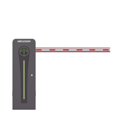 Barrera Vehicular con Brazo Iluminado Led 4 mts INCLUIDO / Derecha / Alto Desempeño / Brushless / Semáforo Rojo-Verde en Gabinete / Incluye 2 Controles Remotos | KT-320-LED(4MR)