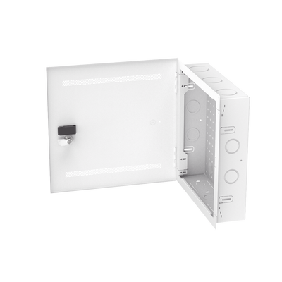 Gabinete Multipropósito de Montaje en Pared, de 14 in de Altura, Con Puerta Reversible, Fabricado en Acero, Color Blanco | MS14EHDS