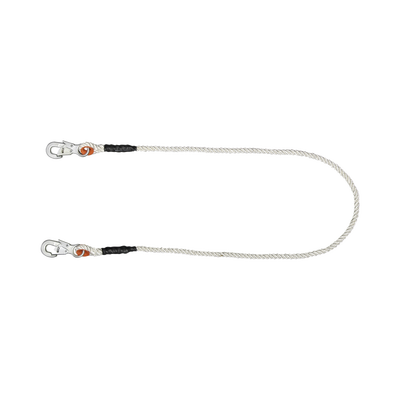 Cables de Protección con Cuerda de Polipropileno de 9/16'' Seguro Doble. | 5489-20PD