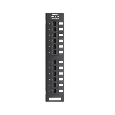 Panel de Parcheo de Impacto 110, Categoría 6, Montaje en Pared Usando Accesorio Wb89d, de 12 Puertos | DP12688TGY