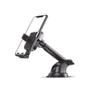 Soporte de Celular para Automóvil con Ventosa / Diseño de Sujecion en Triangulo / Ajustable 270° / Rotable / Estirable / Amplia Compatibilidad con dispositivos de 4'' a 7'' / Color Negro | 60990B