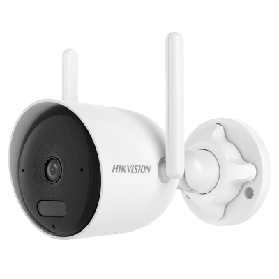 Bala IP 2 Megapixel / Lente 2.8 mm / Dual Light (30 mts IR + 30 mts Luz Blanca) / Wi-Fi  / ACUSENSE / Audio Bidireccional (Micrófono y Bocina) / IP66 / dWDR | DS-2CFW02
