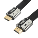 Cable HDMI de 5 Metros (16.40 Pies) | Alta Definición | Versión 2.0 | Alta Velocidad 18Gbps | 4K@60Hz | Conectores Chapados en Oro | Tipo Plano | EP-PH-4K-5M
