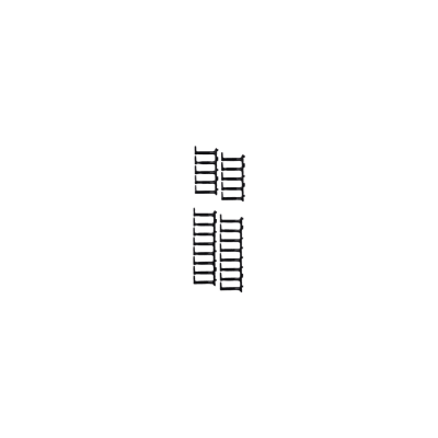 Kit de Dedos Para Administración de Cables en Gabinetes FlexFusion™ Light, de 48 UR, Dedos de 100 mm de Longitud, Color Negro | XGL-FMS48B