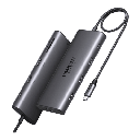 Docking Station USB-C Hub 10 en 1 UGREEN Revodok Pro 210 / Dual HDMI 4K 60Hz y 8K 30Hz / 3 Puertos USB-A + USB-C 3.0 / Carga PD 100W / Ethernet Gigabit 1000M / Lector Tarjetas SD y TF / Compatible Windows y macOS | 15534B
