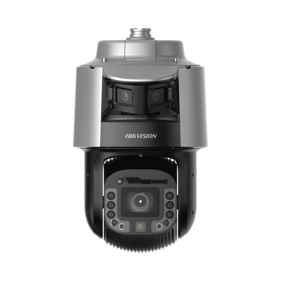 [TandemVu] Domo PTZ IP 4 Megapixel con Cámara Panoramica 180º de 6 Megapixel / 42X Zoom / 300 mts IR y 30 mts Luz Blanca / IP67 / IK10  / Autoseguimiento / Wiper / Deep learning / Entrada-Salida de Audio y Alarma / Ultra Baja Iluminació | DS-2SF8C442MXG1-ELW/26(F0)