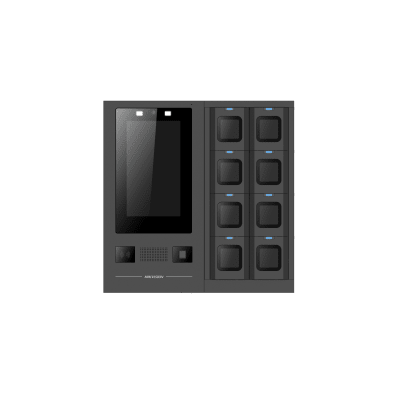 Estación de Descarga para Cámaras Bodycam HIKVISION / Pantalla Touch 13.3" / Conector Tipo C / Incluye 1 HDD de 2 TB (Soporta 4 HDD de 8 TB) | DS-MDS005/2T/32/FP/IC(B)