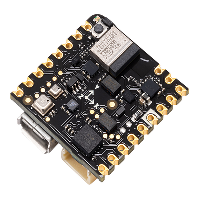 Placa de Desarrollo IoT / Arduino Nicla Sense ME / 4 Sensores Bosch Industrial / Bluetooth 5.0 / nRF52832 Cortex-M4F 64MHz / 512KB Flash + 2MB Externa / BHI260AP IMU 6 Ejes / BME688 Gas VOC / BMP390 Presión / BMM150 Magnetómetro | ABX-00050