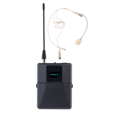 Headset Microfono Digital Inalámbrico EP-59S / Banda U 540-690 MHz / Tecnología Digital pi/4-DQPSK / Transmisión Estable Antinterferencias / Autonomía 10 Horas / Display OLED / Potencia Ajustable hasta 10 dBm | EP-59S