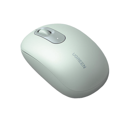 Mouse Inalámbrico 2.4G 800/1200/1600/2400 DPI | Función de 3 botones | Alcance 10m | Silencioso |  Ergonómico | Anti-caída y Anti-interferencias | Batería Alcalina AA incluida  | Color Green. | 90672