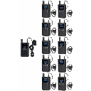 Kit para guía turístico de 1 transmisor y 10 receptores | TT125