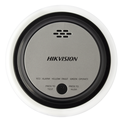 (HikFire) Detector de Humo Fotoeléctrico / Tecnología Dual de Luz / Alerta de ≥85 dB@3 m / Batería de Litio / Instalación en Techo | NP-FY200