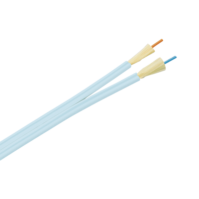 Cable de Fibra Óptica de 2 Hilos, Multimodo OM3 50/125 Optimizada, Interior, Tight Buffer 900um, No Conductiva (Dieléctrica), OFNP (Plenum), Precio Por Metro | FOIPX02Y