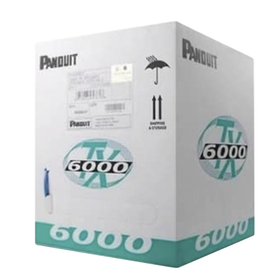 Bobina de Cable UTP 305 Metros (1000 Pies) de Cobre, TX6000™ PanNet, Reelex, Rojo, Categoría 6 Mejorado (23 AWG), PVC (CM), de 4 Pares | PUC6004RD-FE