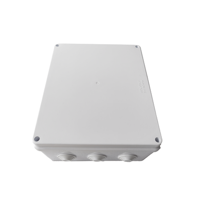 Caja de Conexiones Impermeable IP65, 12 Entradas, Dimensiones 300 x 250 x 120 mm, para Instalaciones Industriales, Comerciales y Residenciales, Incluye Tornillería para su Instalación | LP-WBX-300