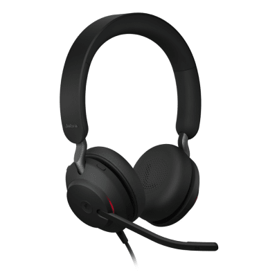Jabra Evolve 2 40SE, Auricular Stereo Versión MS con Aislamiento de Ruido, Conexión USB C/A y Indicador de Ocupado (Busylight) (24189-999-799) | EVOLVE240SE-STEREO-MS-USBC/A