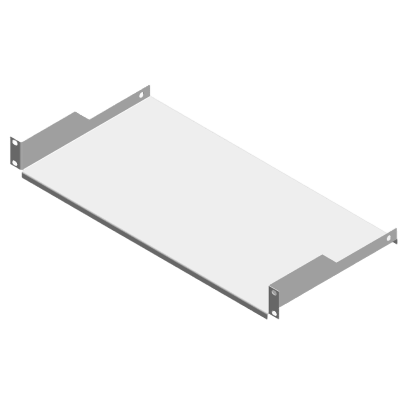Charola para Rack Blanca de 19" de 2 postes, 23 cm de Profundidad, 1 Unidad de rack | SCH231UW