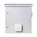 Gabinete Ventilado de Acero IP55 Uso en Exterior (593 x 609 x 399 mm) con Placa Trasera Interior Metálica y Compuerta Inferior Atornillable. Incluye Ventilador, Ventilas, filtros, Montaje Rack 19", Terminal de Tierra Física, Chapas y Ll | PST-5060-19RAV