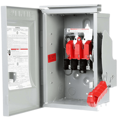Interruptor de Seguridad HNF364R, 600Vca, 3 polos, 200 Amp, sin portafusibles, Nema 3R. | HNF364R