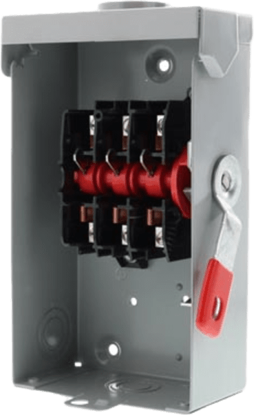 Interruptor de Seguridad GNF322RA, 240Vca, 3 polos, 60 Amp, sin portafusibles, Nema 3R. | GNF322RA