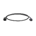 Cable de Alimentación Eléctrica Con Bloqueo Doble de Seguridad, de IEC C14 a IEC C13, 6 ft. de Largo, Color Negro, Paquete de 10 Piezas | PLD06BL