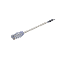 Cable de Parcheo TX6, UTP Cat6, Diámetro Reducido (28AWG), Color Blanco, 20 cm (7.87 pulgadas) | UTP28SP0.2M