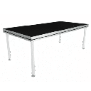 Tarima modular para escenario | 2 metros x 1 metro | aluminio | YS4