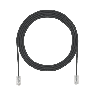 Cable de Parcheo UTP Cat6A, CM/LSZH, Diámetro Reducido (28AWG), Color Negro, 6 ft. | UTP28X6BL