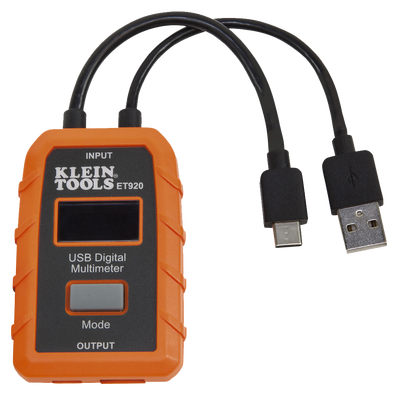 Multímetro digital USB para USB-A y USB-C. | ET-920
