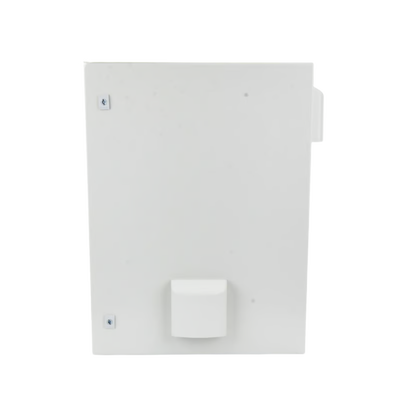 Gabinete Ventilado de Acero IP55 Uso en Exterior (400 x 600 x 250 mm) con Placa Trasera Interior Metálica y Compuerta Inferior Atornillable. Incluye Ventilador, Ventilas, filtros, Chapas y Llave T. | PST-4060-25AV
