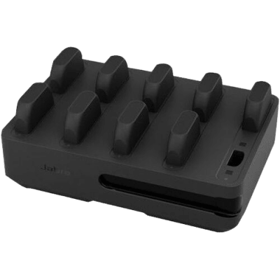 Estación de Carga 10 Bays / Para Jabra Perform 75 / Alimentación 12V / Carga Simultánea Múltiple / LED Indicadores / Certificaciones Internacionales (14217-10)) | PERFORM75-10BAY-CHG