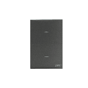 Placa con 2 Interruptores Sencillos  10 A 127 V  60 Hz. | JTL-G7705