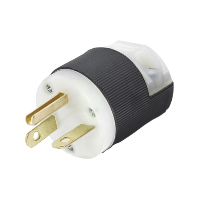 Clavija Entrada Recta/ 20 A 250 V CA/ 2 Polos 3 Hilos/ Nema 6-20 P/Grado Comercial - Industrial. | HUB-HBL5466C