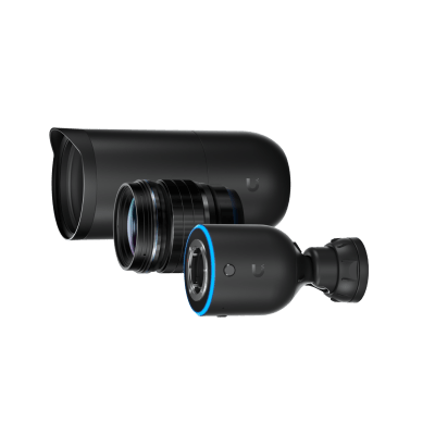 UniFi Protect AI DSLR Long Distance – Cámara 4K PoE+ para Interior/Exterior con Sensor de Alta Sensibilidad, Lente Fija de larga distancia de 45 mm y Analítica Avanzada por IA | UVC-AI-DSLR-LD