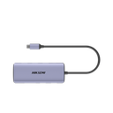 Hub (Adaptador) USB - C / 11 en 1 / 1 Salida HDMI (4K) / 2 Salida USB 2.0 / 2 Salidas USB 3.0 / 1 Salida VGA / 1 Salida SD (Memoria SD) / 1 Salida TF (Micro SD) / 1 Salida de Audio (8 - 48 KHz) / 1 Salida RJ45 / 1 Entrada USB - C (Carga Rapida) | HS-HUB-DS11