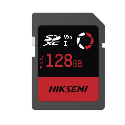 Memoria SD / Clase 10 de 128 GB / Especializada Para Drones Comerciales, Cámaras de Fotografía y Video  / 180 MB/s Lectura / 150 MB/s Escritura | HS-SD-E30/128G