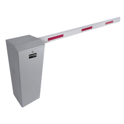 Kit de Barrera Vehicular Derecha Color Gris y Brazo Ajustable de 3.6 a 5.5 m | KIT-XBS-RB