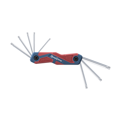 Juego de 8 llaves hexagonales tipo Torx® , porta llaves tipo navaja., | D093103