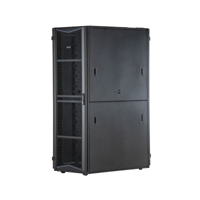 Gabinete FlexFusion para Centros de Datos, 42 UR, 800 mm de Ancho, 1070 mm de Profundidad, Fabricado en Acero, Color Negro | XG84212BS0001