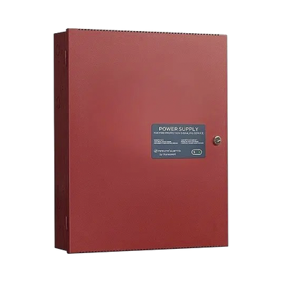 Fuente de Alimentación Remota / 6 Amperes / 2 Entradas / 5 Salidas NAC o Auxiliar de 24 Vcc / Compatible con paneles Notifier, Farenhyt, Silent Knight y Fire-Lite / Gabinete Rojo | HPF-PS6