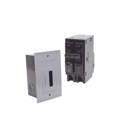 Kit Centro de Carga para empotrar con 1 Interruptor Térmico de 2 Polos, 30Amp 120/240Vca 10kA. | KITC2Q230E