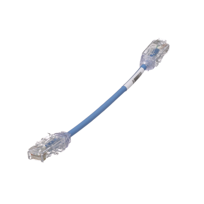 Cable de Parcheo TX6, UTP Cat6, Diámetro Reducido (28AWG), Color Azul, 15.2 cm (6 pulgadas) | UTP28SP6INBU