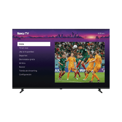 SmartTV QLED 32 Pulgadas / Resolución 1366 × 768 / 3 Puertos HDMI / WiFi Integrado / Smart TV ROKU / VESA 100 × 100 mm | R32XHQ-L1