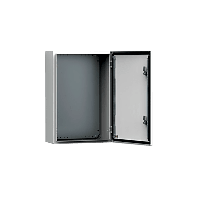 Gabinete de Uso Exterior MAS 500 x 400 x 260 mm NEMA 4/12/13; IP66; IK10 de Acero Dulce 1.5 mm con Platina de Montaje Incluida Color Gris Claro | MAS0252015R5