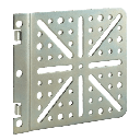 Soporte (Bracket) Universal de Acero para Montaje de PDU (Regleta Vertical) en Gabinetes y Racks | EPDUBK