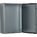 Gabinete de Acero Inoxidable 304L ASR IP66 240x240x150 mm (9.4 x 9.4 x 5.9 in) / 2 Cerraduras / Montaje Placa 2 mm | ASR0242415