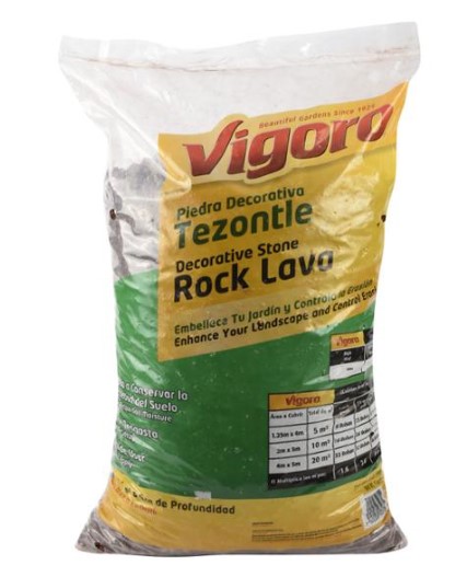 SSMART PIEDRA DECORATIVA TEZONTLE 28 KG ROJO