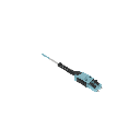 Jumper de Fibra Óptica Multimodo 50/125 OM4, LC-LC Uniboot Duplex, LSZH, Color Aqua, 3 Metros (9.84 Pies) | FZ2RLU1U1ONM003